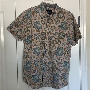 Roark Revival Floral Button Down Shirt sz L